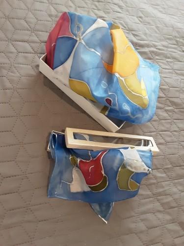 Set of silk scarves by Biljana Pejcic