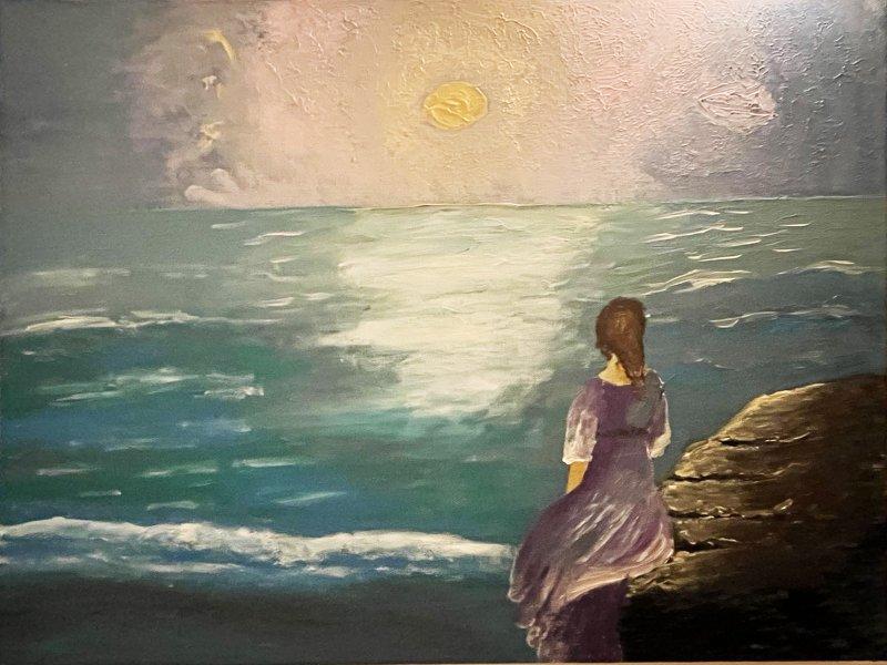 Waiting, Painting Jelena Lukić