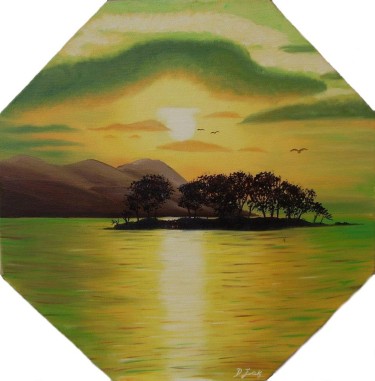 Sunset - island by Dragan Živanović