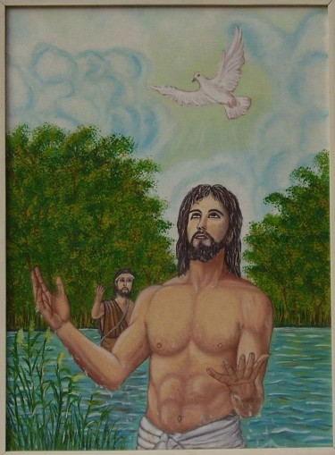 Baptism of Jesus Christ by Dragan Živanović