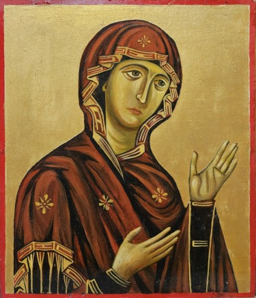 Portrait of Virgin Mary by Sandra Ninić Petrić