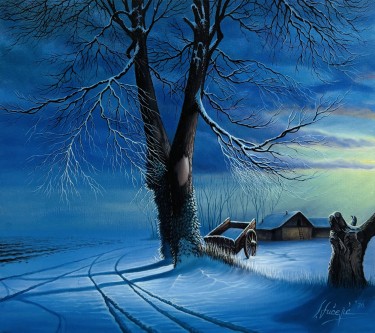 Winter Farm by Stevan Sucevic