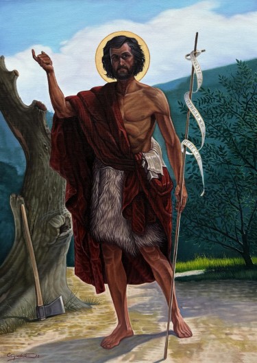 Saint John the Baptist by Stevan Sucevic