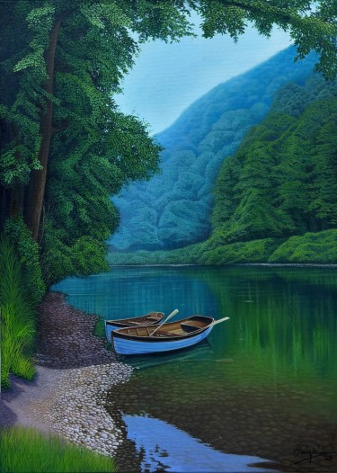 The Mountain lake by Stevan Sucevic