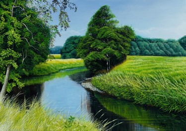 Summer river by Stevan Sucevic