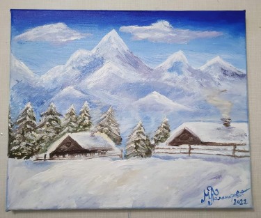 Mountain village by Marina Palamarević