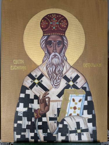 Sv Vasilije Ostroski by Marina Palamarević