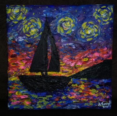 Sailing ship by Marina Palamarević