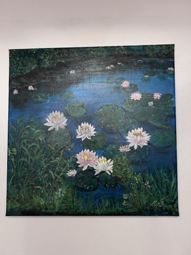 Water lilies by Atelier Zmijanjski Vez