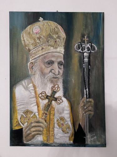 Patrijarch Pavle by Atelier Zmijanjski Vez