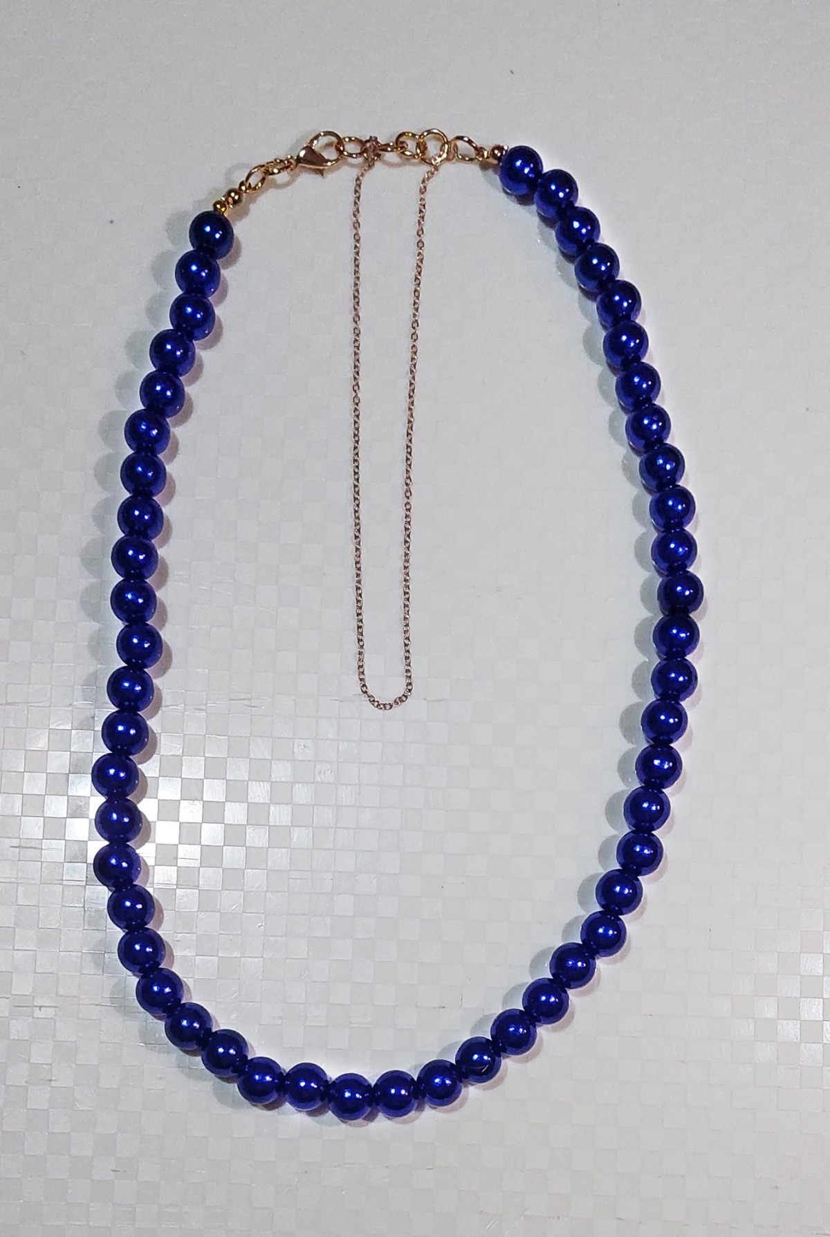 blue pearl necklace