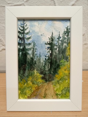 Forest road by Katarina Vujnovic