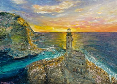 LIGHTHOUSE ON SAKHALIN ANIVA by KSENIIA  Stafeeva
