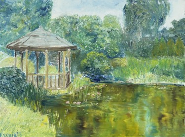 By the pond by KSENIIA  Stafeeva