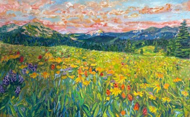 Flowers in the mountains by KSENIIA  Stafeeva