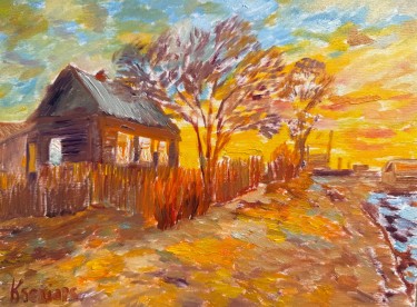 Scarlet evening by KSENIIA  Stafeeva