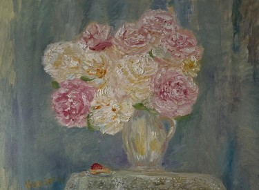 peonies by KSENIIA  Stafeeva