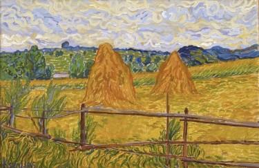 Haystacks by KSENIIA  Stafeeva