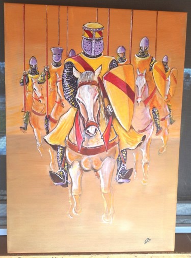 Knightly charge by Dusan Vasiljevic