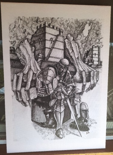 Emperor Constantine XI Paleologus Dragas by Dusan Vasiljevic