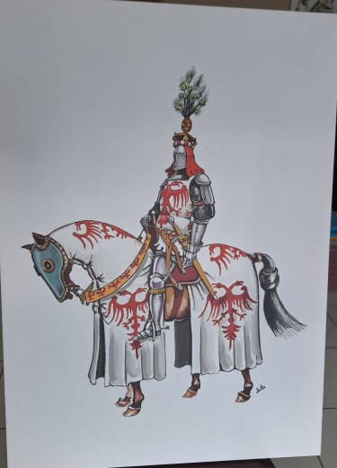Emperor Uros 1360 by Dusan Vasiljevic