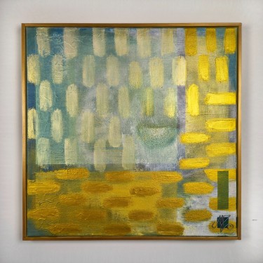 Golden silence by Modern Art Studio Modro Zeleno