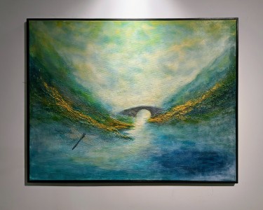 Between Two Breaths by Modern Art Studio Modro Zeleno