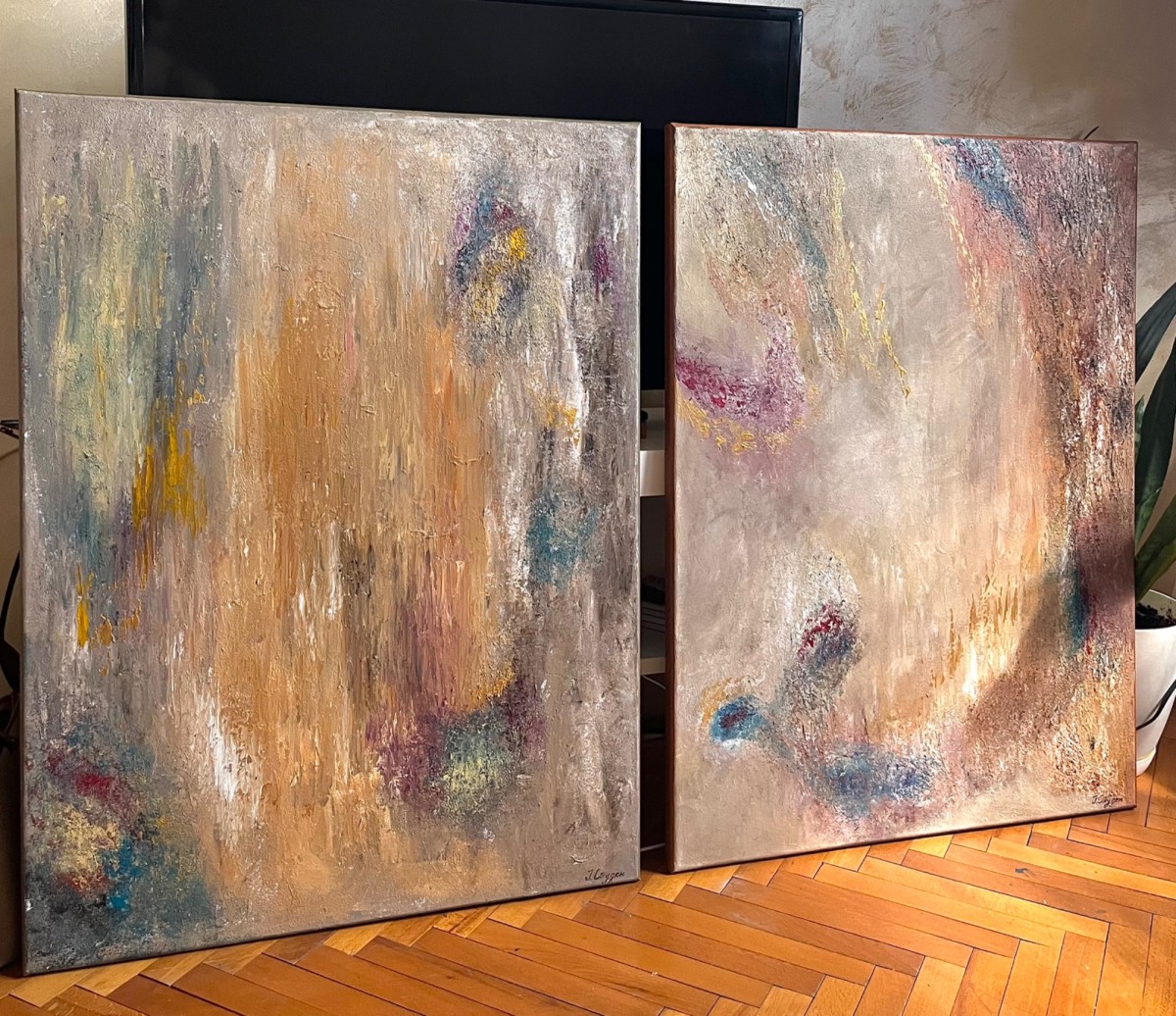 Diptych abstract
