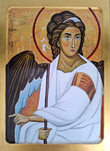 Icon Beli Andjeo by Suzana Blagojevic