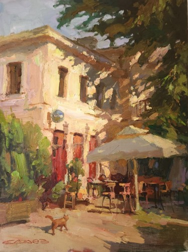 The Bar with the Red Door by Mihail Vachaev