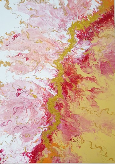 Abstrakt Acrylic Pouring by Melinda  Balaša