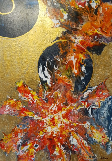 Abstrakt Acrylic Pouring by Melinda  Balaša