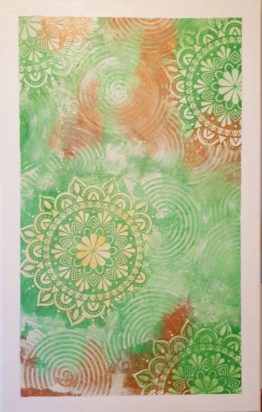 Stencil Art-Travertino by Melinda  Balaša