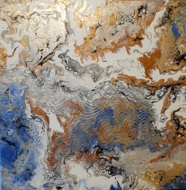 Abstrakt Acryl Pouring by Melinda  Balaša