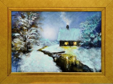 Winter night by Rade Grahovac
