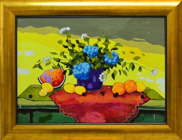 Watermelon and tropical fruit by Rade Grahovac