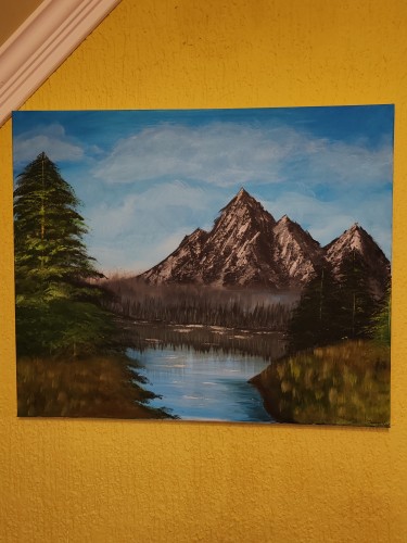 Peace in the mountains by Jovana Usljebrka
