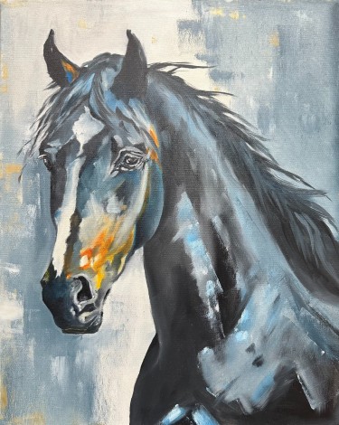 Portrait of a horse by Olga Tkachova