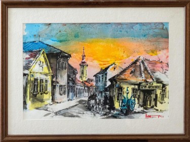 Tavern at the Three Arabs by Dragan Rumencic