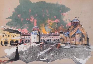 Studenica Monastery by Dragan Rumencic