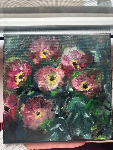 Midnight flowers by Katarina Brence