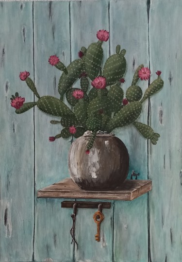 Cactus from my dream by Ljiljana Obradovic