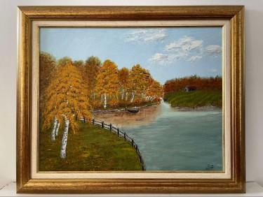 Autumn on the lake by Ljiljana Obradovic