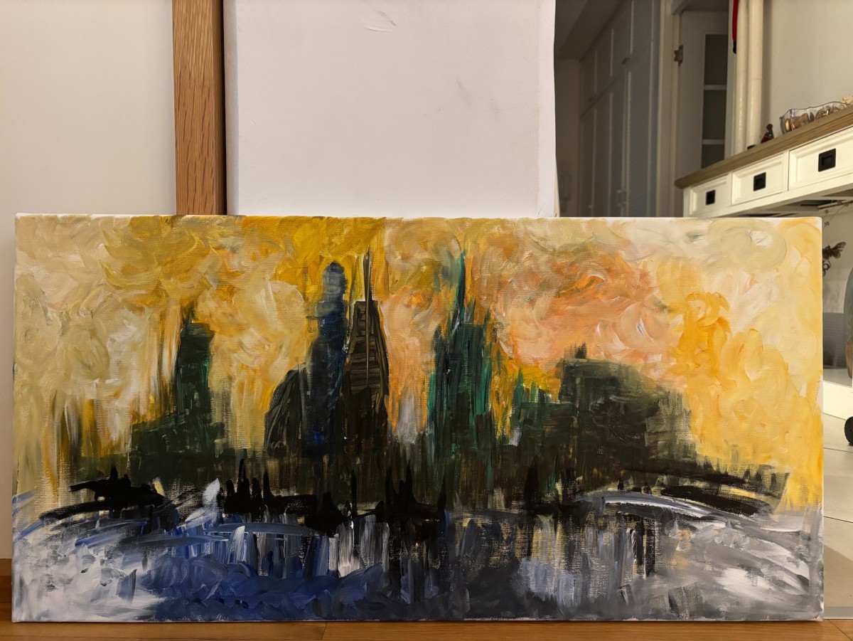 Lost in city, gone with the sunset