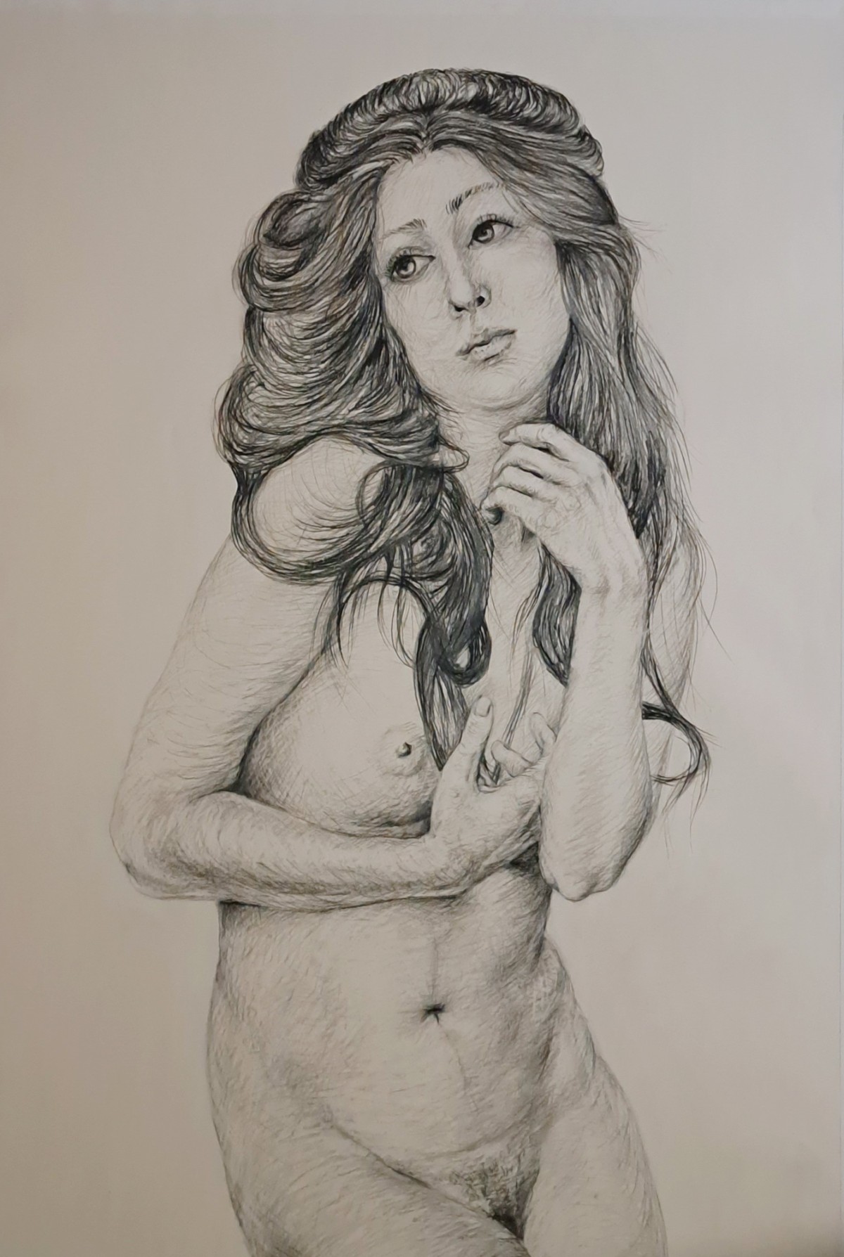 Nude figure drawing 3