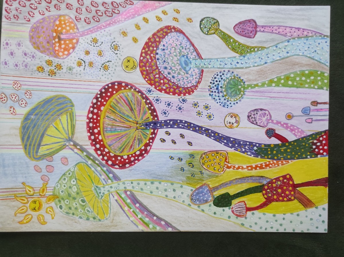 Happy mushrooms