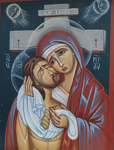 Lamentation of the Isus Hrist by Ljiljana  Petrović