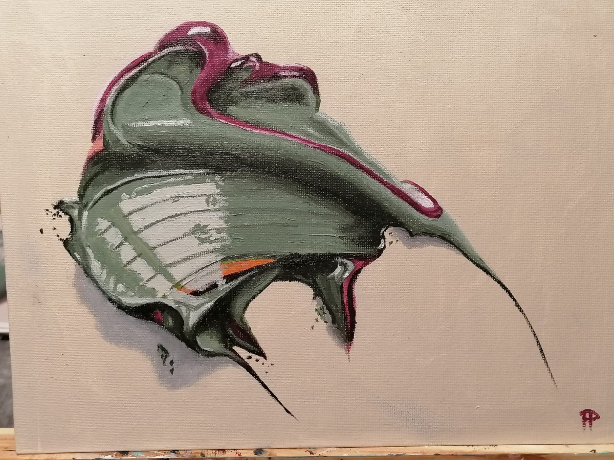 A blob of paint
