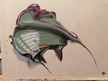 A blob of paint by Pavlica Papović