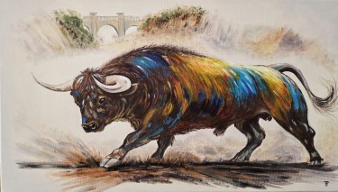 Toro de Lidia, Ronda, Spain by Pavlica Papović